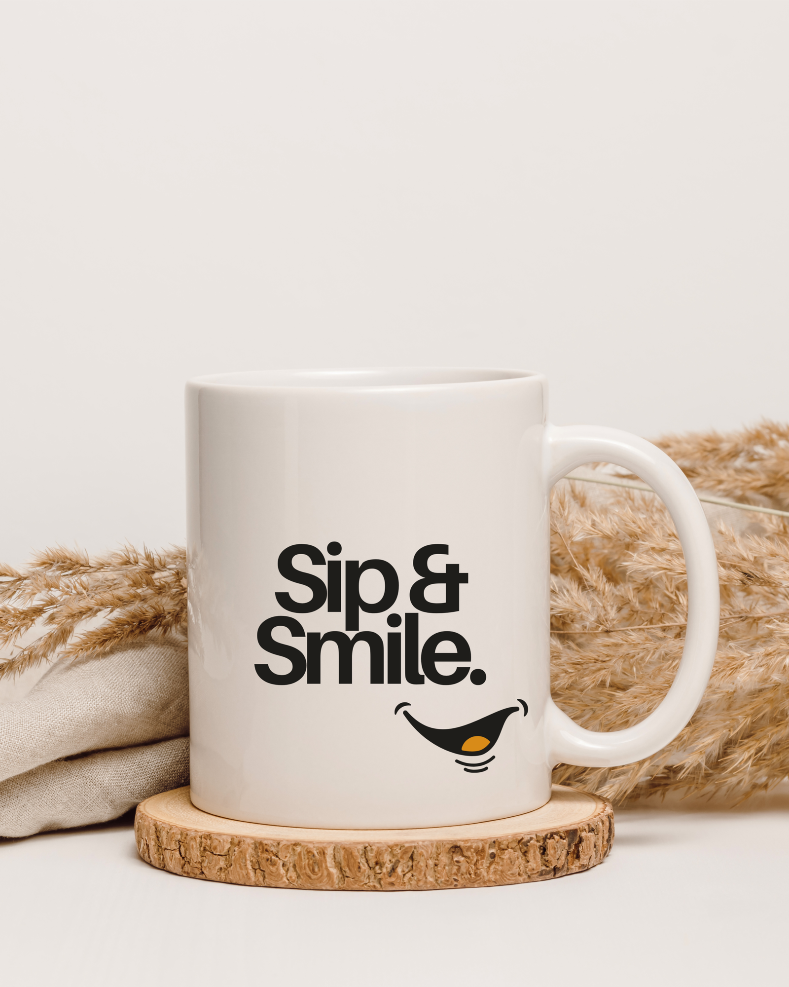 White Glossy Mugs