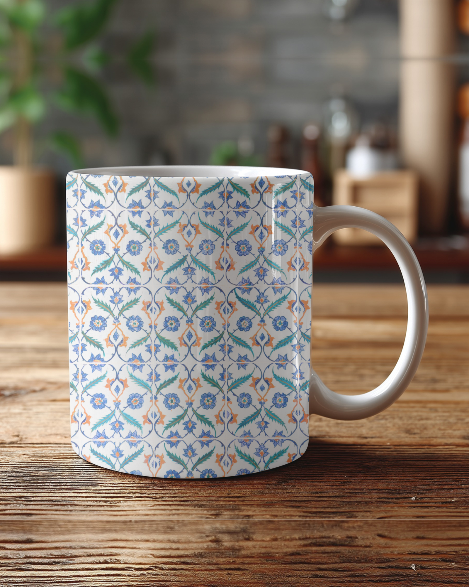 White Glossy Mugs - Image 2